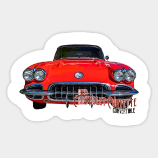 1959 Chevrolet Corvette Convertible Sticker